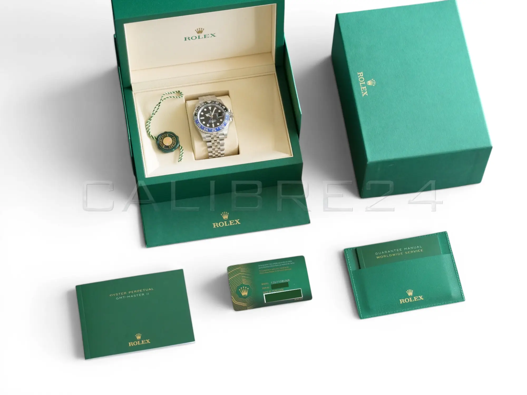 Rolex GMT Master II 126710BLNR Batgirl Jubilee Bracelet Brand New 2026 full set with Box and Papers available for sale at calibre24 Perth Australia