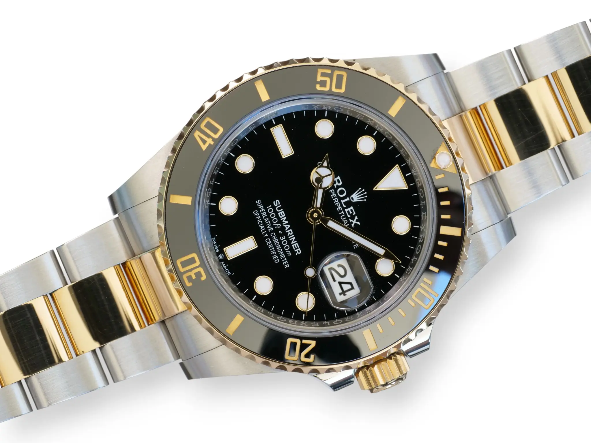 Rolex Submariner Blacksy 126613LN two tone 2023 Mint full set with box and papers for sale at Calibre24 Luxury Watches Perth Australia