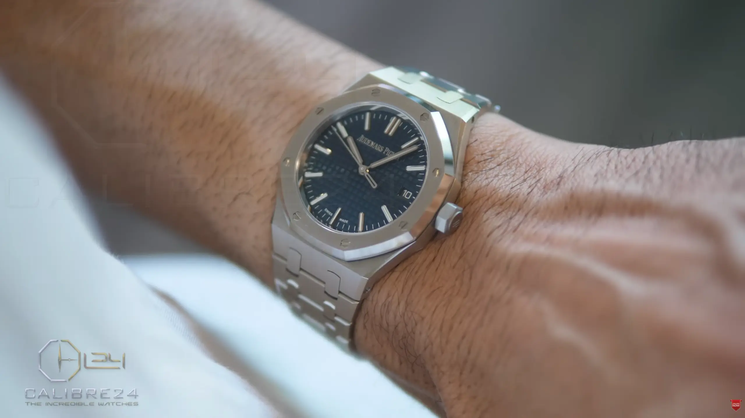 Audemars Piguet 15550ST Review at Calibre24 Luxury Watches Perth Australia wrist shot