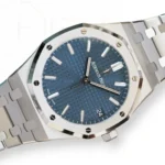 Audemars Piguet Royal Oak Blue Dial 15500ST Blue Dial Botutique Exclusive Dial Mint 2021 full set with box and papers available at Calibre24 Luxury Watches Perth Australia 18