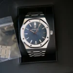 Audemars Piguet Royal Oak Blue Dial 15500ST Blue Dial Botutique Exclusive Dial Mint 2021 full set with box and papers available at Calibre24 Luxury Watches Perth Australia 18