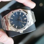 Audemars Piguet Royal Oak Blue Dial 15500ST Blue Dial Botutique Exclusive Dial Mint 2021 full set with box and papers available at Calibre24 Luxury Watches Perth Australia 18