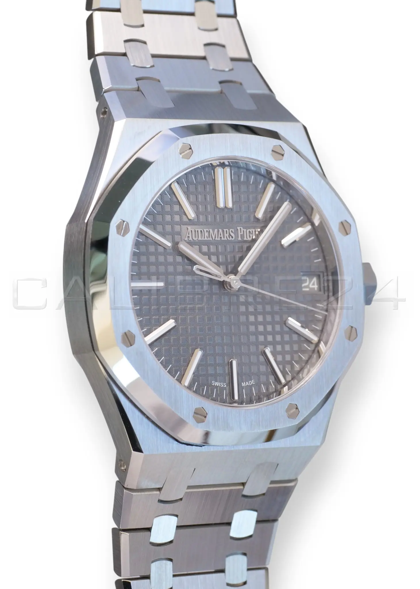 Audemars Piguet Royal Oak 15510ST Grey Dial Band New Unworn 2025 full set with box and papers available at Calibre24 Luxury Watches Perth Australia