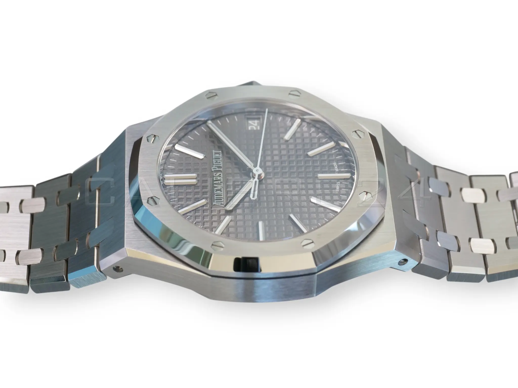 Audemars Piguet Royal Oak 15510ST Grey Dial Band New Unworn 2025 full set with box and papers available at Calibre24 Luxury Watches Perth Australia