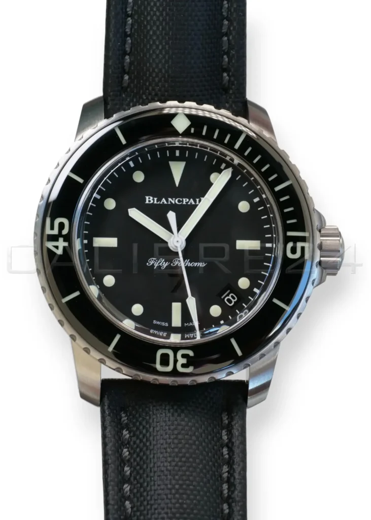 Blancpain Fifty Fathoms Nageurs de Combat model 5015E 1130 B52A Brand New Old Stock 2019 full set with box and papers available at Calibre24 Luxury Watches Perth Australia