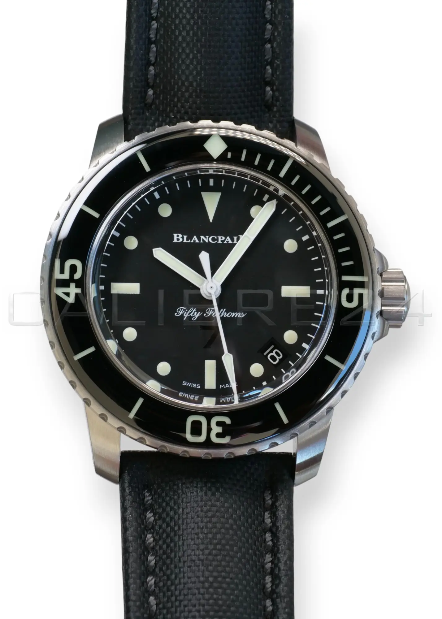 Blancpain Fifty Fathoms Nageurs de Combat model 5015E 1130 B52A Brand New Old Stock 2019 full set with box and papers available at Calibre24 Luxury Watches Perth Australia