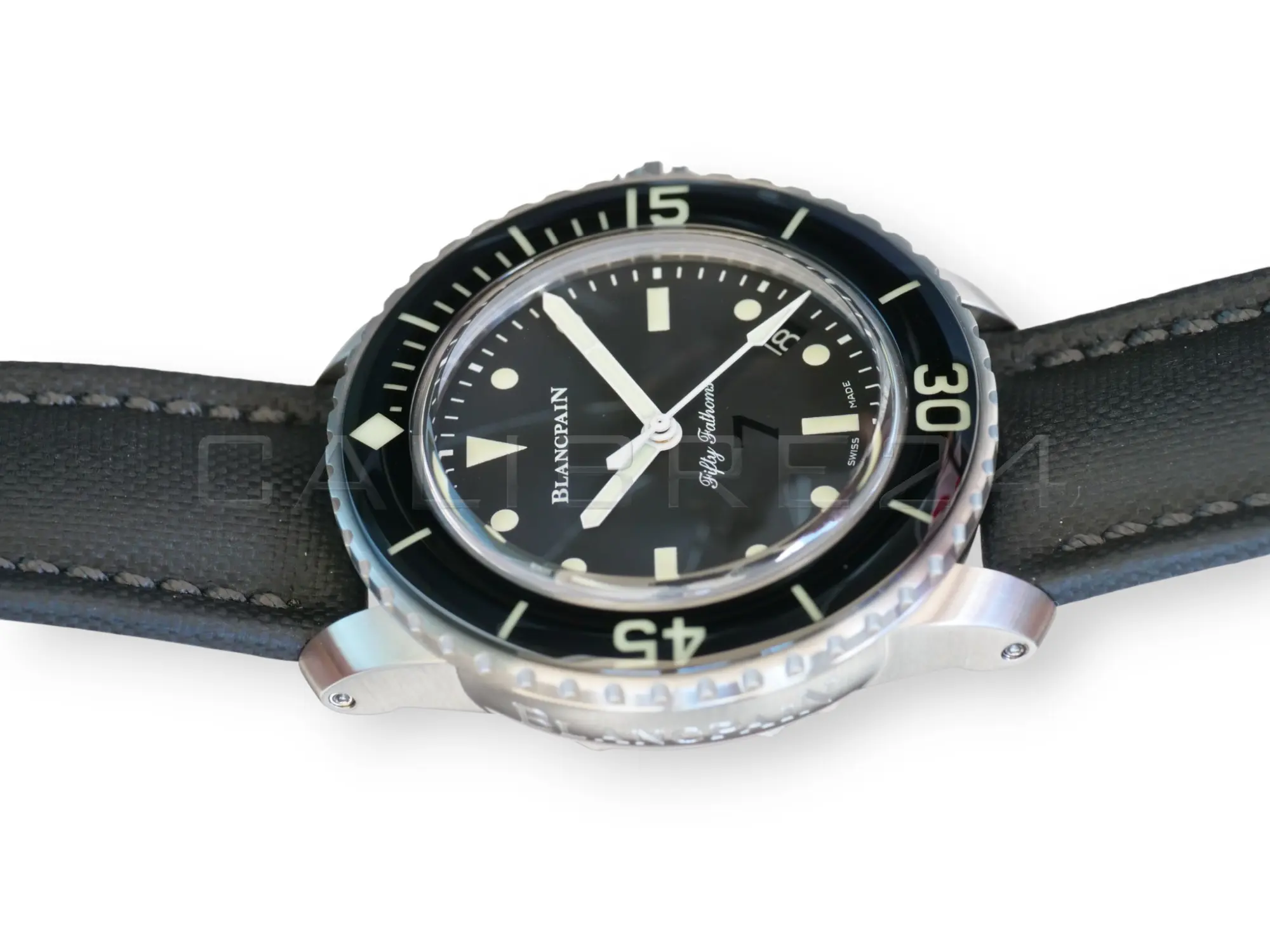 Blancpain Fifty Fathoms Nageurs de Combat model 5015E 1130 B52A Brand New Old Stock 2019 full set with box and papers available at Calibre24 Luxury Watches Perth Australia