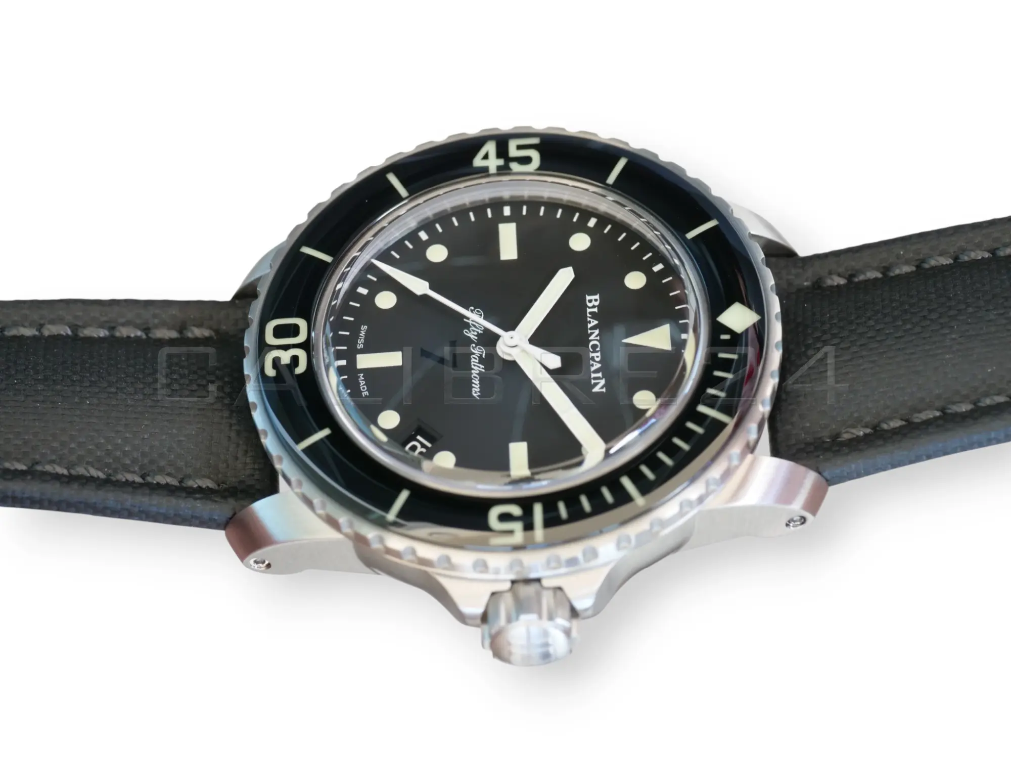 Blancpain Fifty Fathoms Nageurs de Combat model 5015E 1130 B52A Brand New Old Stock 2019 full set with box and papers available at Calibre24 Luxury Watches Perth Australia