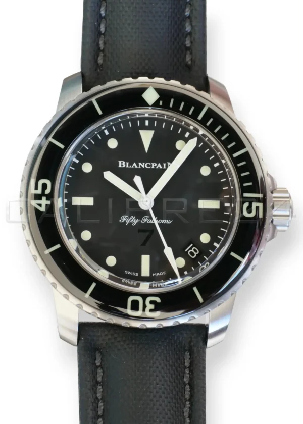 Blancpain Fifty Fathoms Nageurs de Combat model 5015E 1130 B52A Brand New Old Stock 2019 full set with box and papers available at Calibre24 Luxury Watches Perth Australia