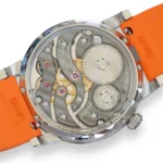 MB&F Legacy Machine lm101 stainless steel Blue Dial 2024 Excellent condition full set with box and papers available at Calibre24 Luxury Watches Perth Australia