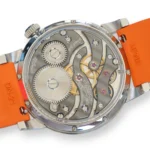 MB&F Legacy Machine lm101 stainless steel Blue Dial 2024 Excellent condition full set with box and papers available at Calibre24 Luxury Watches Perth Australia