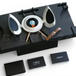 MB&F Legacy Machine 101 stainless steel Blue Dial 2024 Excellent condition full set with box and papers available at Calibre24 Luxury Watches Perth Australia