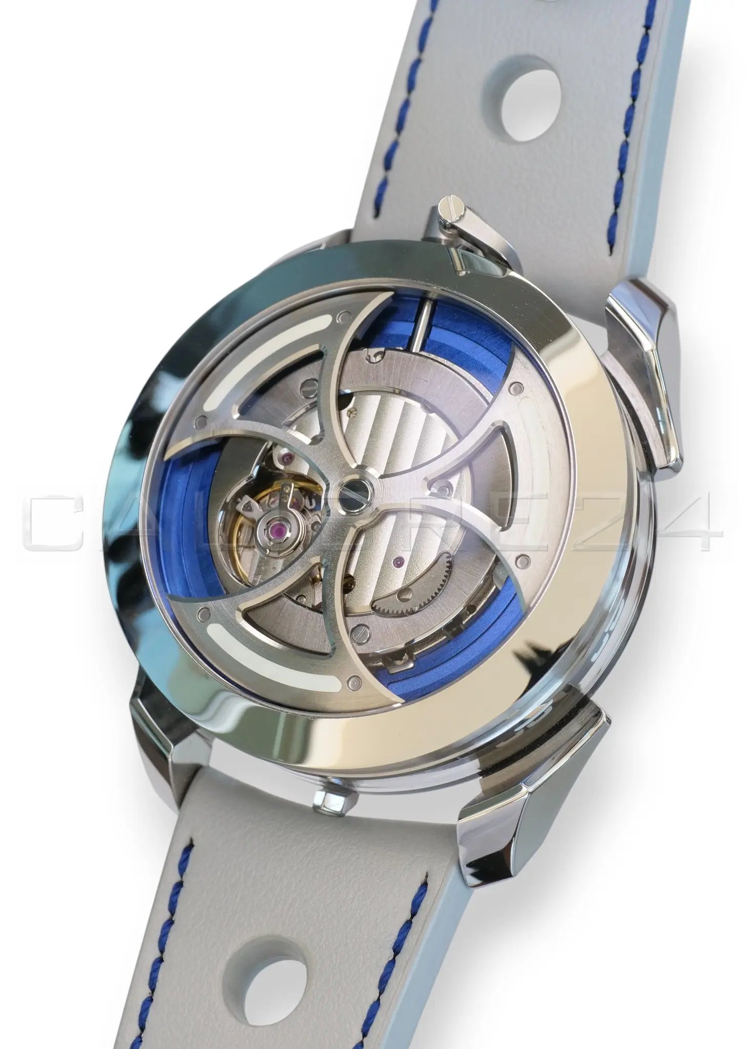 MB&F M.A.D.1 Blue Tribe & Family only version 2023 Mint Condition full set with box and papers available at Calibre24 Luxury Watches Perth Australia