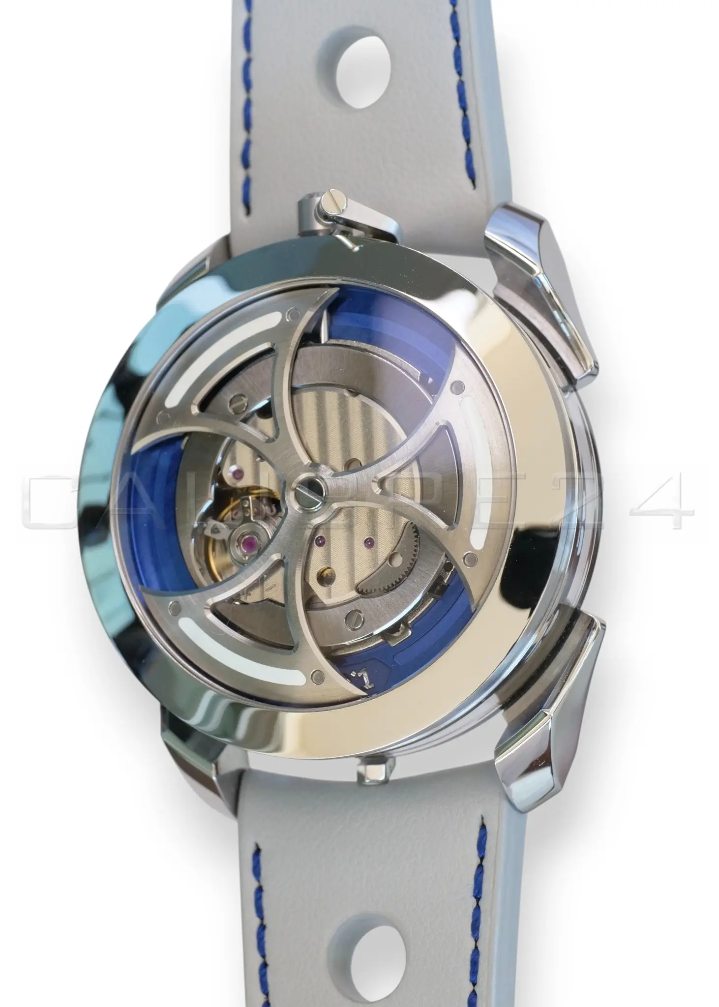 MB&F M.A.D.1 Blue Tribe & Family only version 2023 Mint Condition full set with box and papers available at Calibre24 Luxury Watches Perth Australia