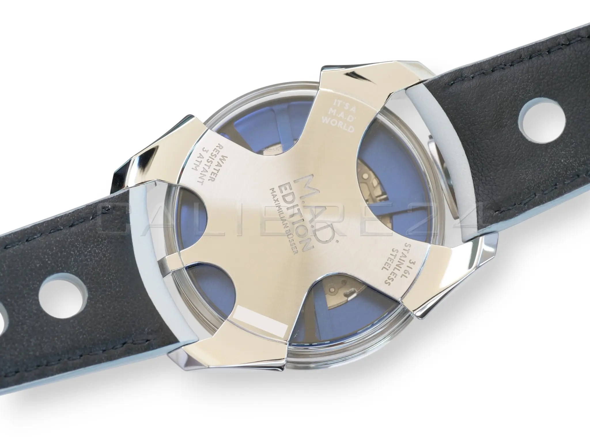 MB&F M.A.D.1 Blue Tribe & Family only version 2023 Mint Condition full set with box and papers available at Calibre24 Luxury Watches Perth Australia