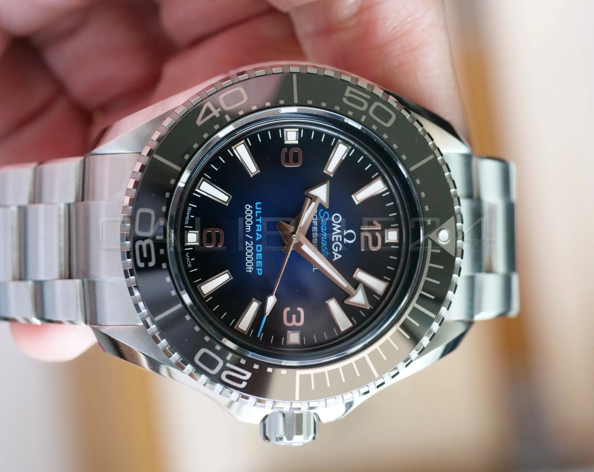 Omega Seamaster Planet Ocean 6000m Ultra Deep Brand New 2025 full set with box and papers available at Calibre24 Luxury Watches Perth Australia