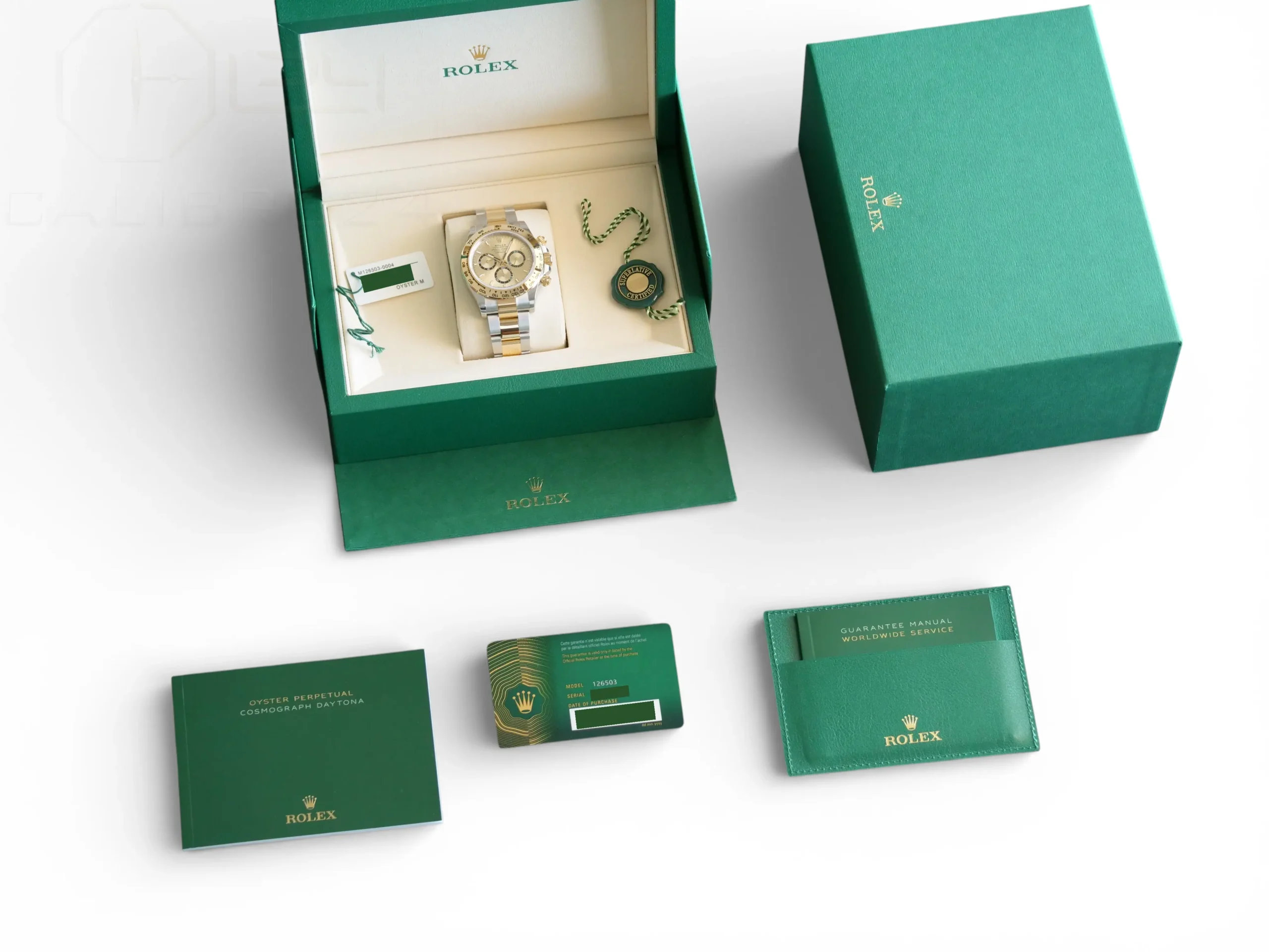 Rolex Daytona Two Tone Champagne Dial 126503 Brand New Unworn 2025 Factory Stickered full set with box and papers for sale at Calibre24 Luxury Watches Perth Australia