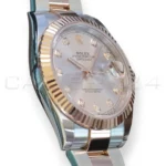 Rolex DateJust 41 Sundust Diamond Dial fluted bezel 126331 Excellent Condition full set with box and papers available at Calibre24 Luxury Watches Perth Australia