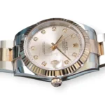 Rolex DateJust 41 Sundust Diamond Dial fluted bezel 126331 Excellent Condition full set with box and papers available at Calibre24 Luxury Watches Perth Australia