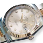 Rolex DateJust 41 Sundust Diamond Dial fluted bezel 126331 Excellent Condition full set with box and papers available at Calibre24 Luxury Watches Perth Australia