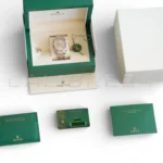 Rolex DateJust 41 Sundust Diamond Dial fluted bezel 126331 Excellent Condition full set with box and papers available at Calibre24 Luxury Watches Perth Australia