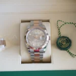 Rolex DateJust 41 Sundust Diamond Dial fluted bezel 126331 Excellent Condition full set with box and papers available at Calibre24 Luxury Watches Perth Australia