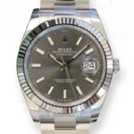 Rolex Datejust 41 Slate Dial 126334, Rolex Datejust 41 126334 fluted bezel Oyster Bracelet Brand New 2025 full set with box and papers available at Calibre24 Luxury Watches Perth Australia