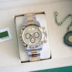 Rolex Daytona Two Tone Champagne Dial 126503 Brand New Unworn 2025 Factory Stickered full set with box and papers for sale at Calibre24 Luxury Watches Perth Australia