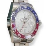 Rolex GMT Master II Pepsi Meteorite Dial Brand New Unsized Unworn with white and green tags 2025 full set with box and papers available at Calibre24 Luxury Watches Perth Australia