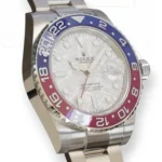 Rolex GMT Master II Pepsi Meteorite Dial Brand New Unsized Unworn with white and green tags 2025 full set with box and papers available at Calibre24 Luxury Watches Perth Australia