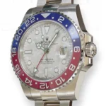 Rolex GMT Master II Pepsi Meteorite Dial Brand New Unsized Unworn with white and green tags 2025 full set with box and papers available at Calibre24 Luxury Watches Perth Australia