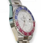 Rolex GMT Master II Pepsi Meteorite Dial Brand New Unsized Unworn with white and green tags 2025 full set with box and papers available at Calibre24 Luxury Watches Perth Australia