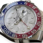 Rolex GMT Master II Pepsi Meteorite Dial Brand New Unsized Unworn with white and green tags 2025 full set with box and papers available at Calibre24 Luxury Watches Perth Australia