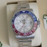 Rolex GMT Master II Pepsi Meteorite Dial Brand New Unsized Unworn with white and green tags 2025 full set with box and papers available at Calibre24 Luxury Watches Perth Australia