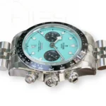 Tudor Black Bay Chrono Flamingo Blue Turqoise Dial M79360N Brand New 2025 full set with box and papers for sale at Calibre24 Luxury Watches Perth Australia