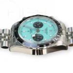 Tudor Black Bay Chrono Flamingo Blue Turqoise Dial M79360N Brand New 2025 full set with box and papers for sale at Calibre24 Luxury Watches Perth Australia