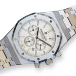 Audemars Piguet Royal Oak 26320ST white dial 2015 unpolished excellent condition full set with box and papers available at Calibre24 Luxury Watches Perth Australia