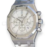 Audemars Piguet Royal Oak 26320ST white dial 2015 unpolished excellent condition full set with box and papers available at Calibre24 Luxury Watches Perth Australia