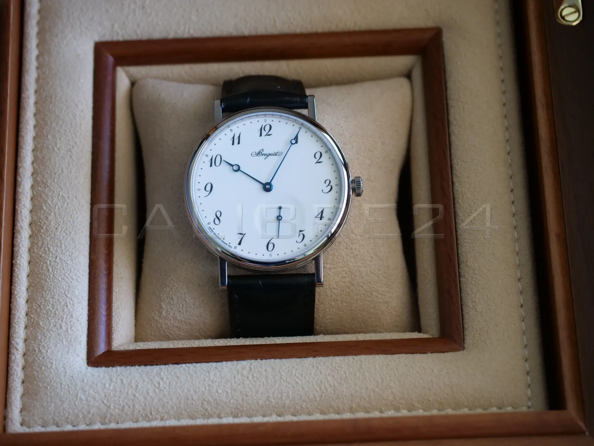 Breguet Classique 7147BB _29_9WU Grand Feu Enamel Dial 2025 Brand New Unworn full set with box and papers available at Calibre24 Luxury Watches Perth Australia