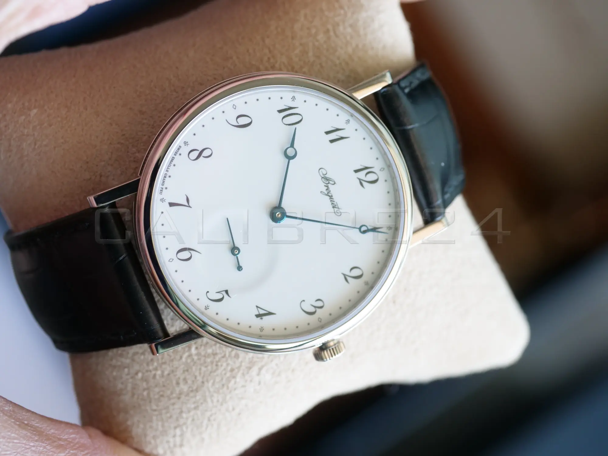 Breguet Classique 7147BB _29_9WU Grand Feu Enamel Dial 2025 Brand New Unworn full set with box and papers available at Calibre24 Luxury Watches Perth Australia