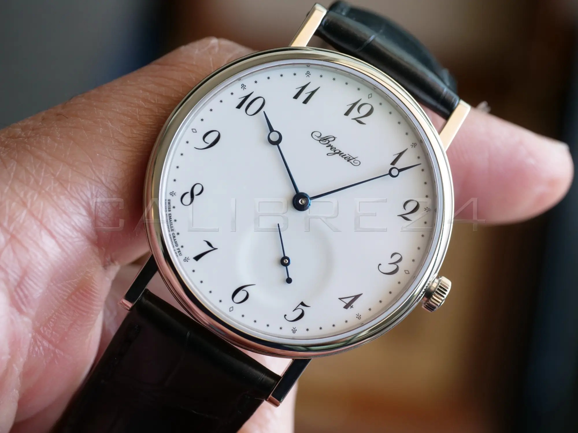 Breguet Classique 7147BB _29_9WU Grand Feu Enamel Dial 2025 Brand New Unworn full set with box and papers available at Calibre24 Luxury Watches Perth Australia