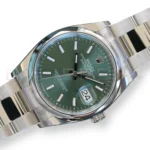 Rolex Datejust 36 Mint Green Smooth Bezel 126200 Brand New 2026 full set with box and papers available at Calibre24 Luxury Watches Perth Australia