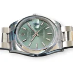 Rolex Datejust 36 Mint Green Smooth Bezel 126200 Brand New 2026 full set with box and papers available at Calibre24 Luxury Watches Perth Australia