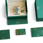 Rolex Datejust 36 Mint Green Smooth Bezel 126200 Brand New 2026 full set with box and papers available at Calibre24 Luxury Watches Perth Australia