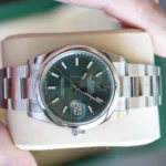 Rolex Datejust 36 Mint Green Smooth Bezel 126200 Brand New 2026 full set with box and papers available at Calibre24 Luxury Watches Perth Australia