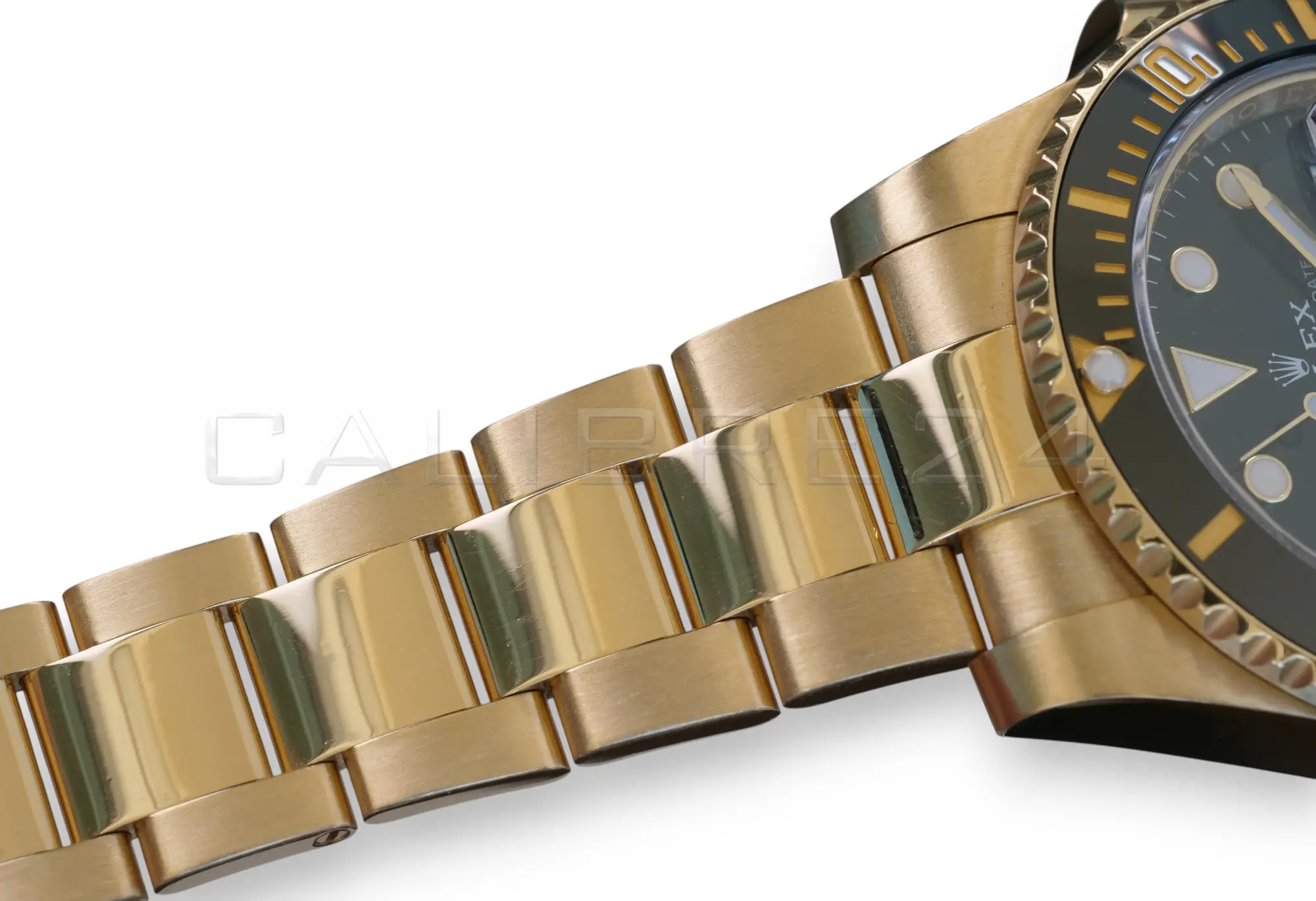 Rolex Submariner 40 Yellow Gold 116618LN Excellent Condition 2019 full set with box and papers available at Calibre24 Luxury Watches Perth Australia