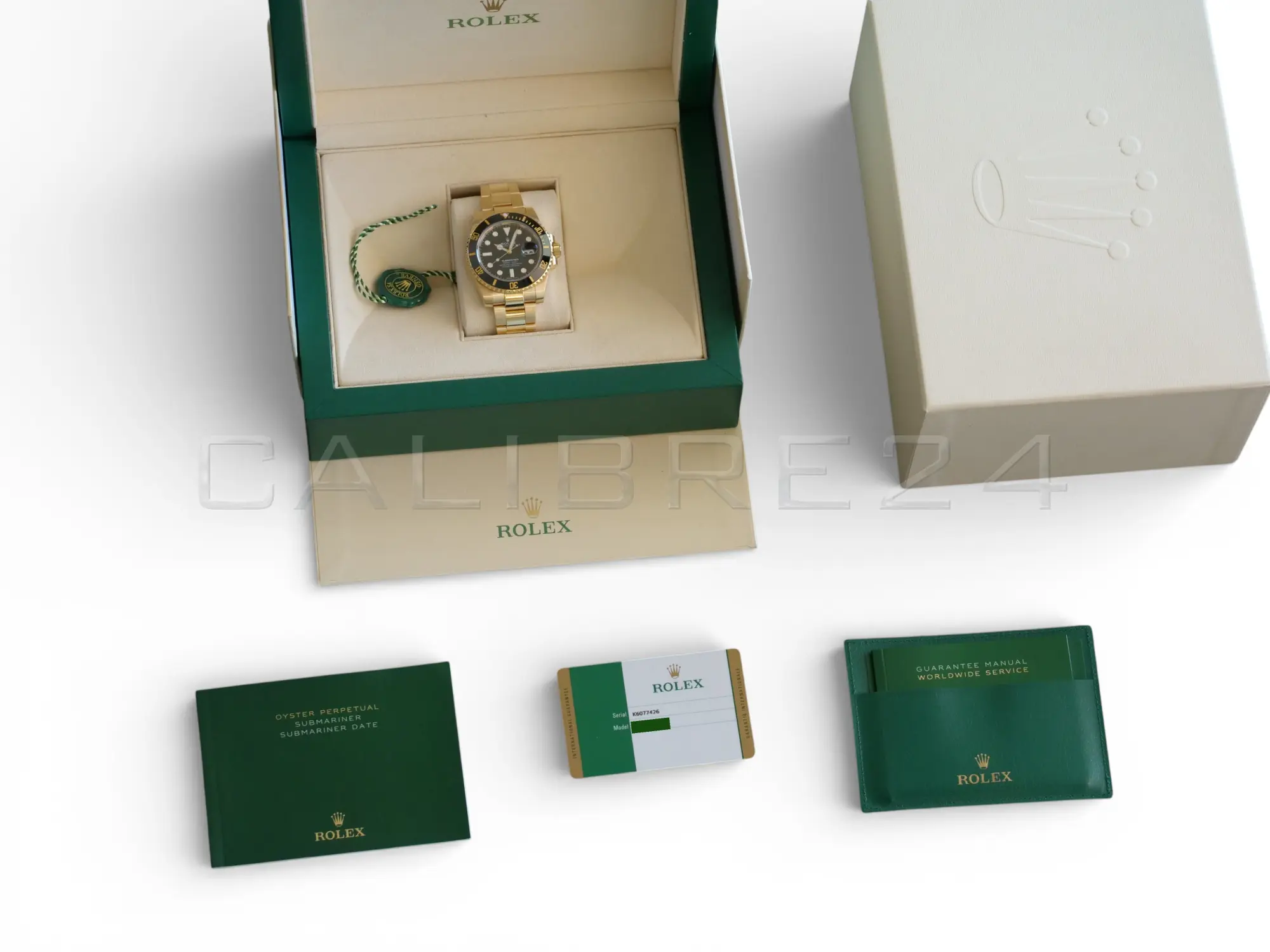 Rolex Submariner 40 Yellow Gold 116618LN Excellent Condition 2019 full set with box and papers available at Calibre24 Luxury Watches Perth Australia