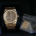 Audemars Piguet Royal Oak “Jumbo” Extra‑Thin Openworked 16204BA for sale at calibre24 Perth Australia