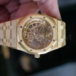 Audemars Piguet Royal Oak “Jumbo” Extra‑Thin Openworked 16204BA for sale at calibre24 Perth Australia