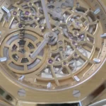 Audemars Piguet Royal Oak “Jumbo” Extra‑Thin Openworked 16204BA for sale at calibre24 Perth Australia